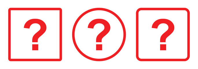 Question mark icon vector, question icon flat design isolated on white background. question mark icon for apps and websites .