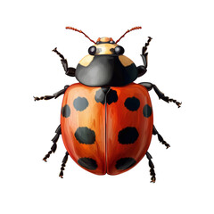 ladybug isolated on a transparent background