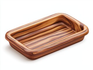 Elegant and Versatile Wooden Serving Tray with Smooth Edges and Unique Grain Pattern for Home Decor and Dining Needs