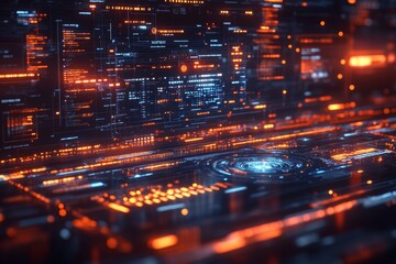 Fototapeta premium Space-themed digital marketing campaign background
