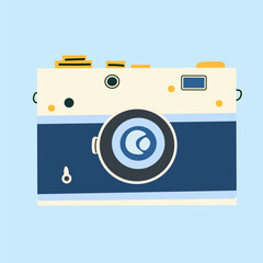 Retro camera design for father's day celebrations and gifts.