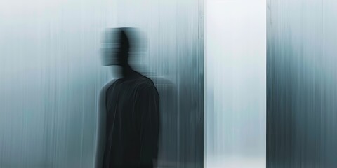 Fototapeta premium Abstract Figure in Motion