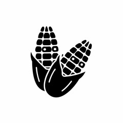 creative details Grilled Corn Icon vector illustration