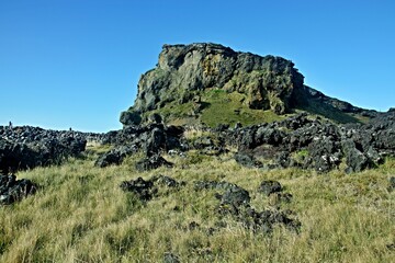 Iceland-view of nature near lighthouse on Reykjanes peninsula