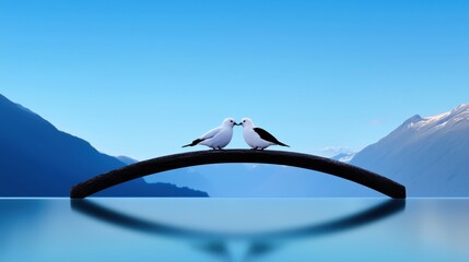 The Bridge of Compassion - Reconciliation is like building a bridge over troubled waters, using empathy and understanding to connect two sides