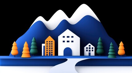 Naklejka premium The Civic Ecosystem - A thriving democracy is like a balanced ecosystem, where the engagement of young people ensures long-term sustainability.