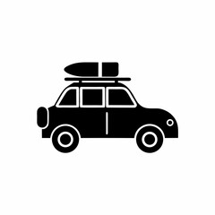 creative details Road Trip Car Icon vector illustration
