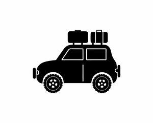 creative details Road Trip Car Icon vector illustration