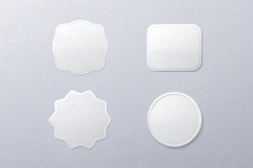 Stickers png with copy space