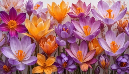 Obraz premium Colorful floral display garden photography natural setting close-up beauty
