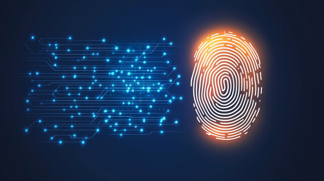 Firma digitale. Sfondo. Tecnologia. Tracce lasciate nella navigazione in rete. Identit&agrave; digitale.