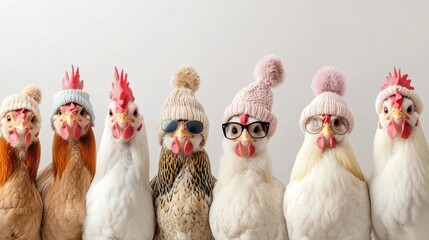 Chicken party celebration happy birthday theme fun sunglasses festive environment joyful viewpoint