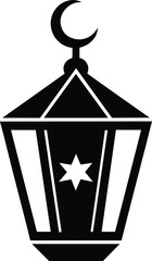 a, lantern, icon, for, Ramadan, festivities,