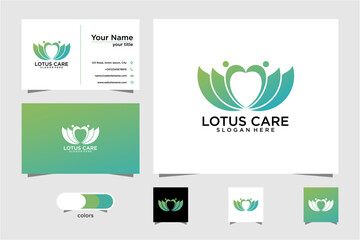 Pixel Art Lotus Care Branding Kit