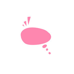 speech bubble vector element
