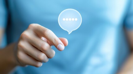 Fototapeta premium Illuminating innovation, hand holding a bright light bulb symbolizing creativity and new ideas