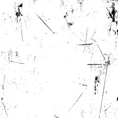 grunge and old scratched distressed overlay texture, black and white abstract old stained scratched monochrome texture, surface of grunge scratches of dusty wall or grunge texture.
