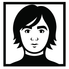 Minimalist Black Silhouette of a Man Perfect Vector Illustration for Design Projects