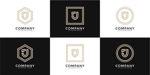 Pixelated Logo Design Variations On White Black And Beige Backgrounds