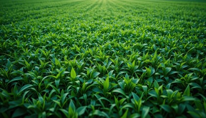 Naklejka premium Vibrant green tea fields rural landscape nature photography lush environment aerial view serenity