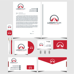 Professional Business Stationery Design Template Set