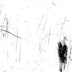 Vintage worn pattern with scratches, The black and white surface is covered with scratches and grainy overlay grunge effects, scratched and old grainy Distressed texture Grunge background.
