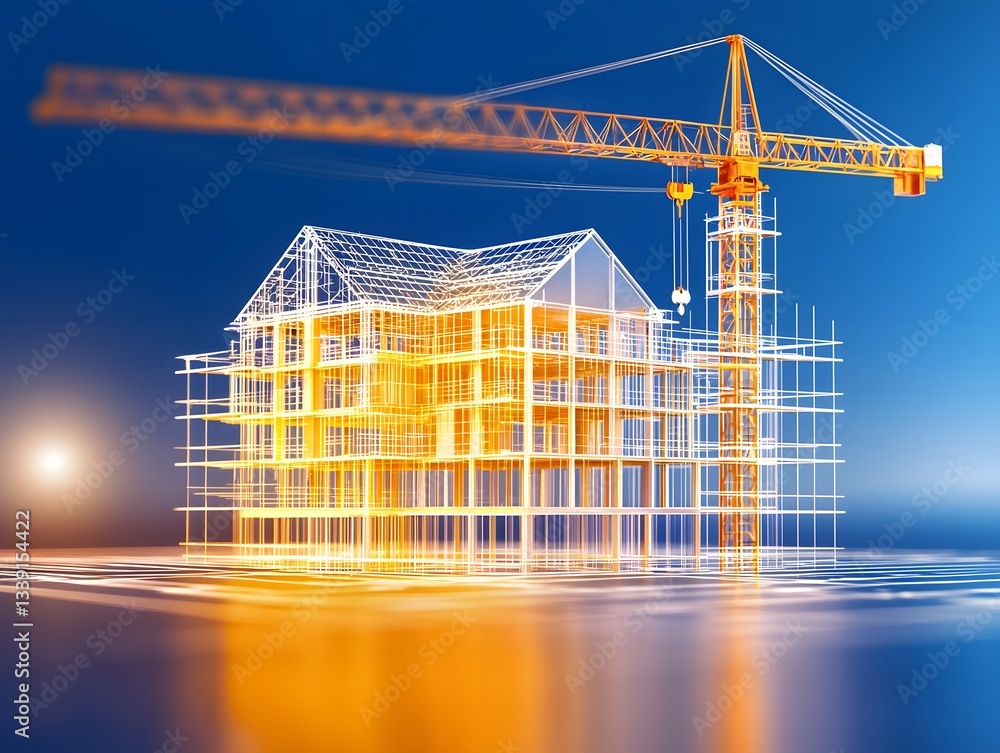 Poster cutting edge digital supply network enabling seamless real time tracking of building materials flow 