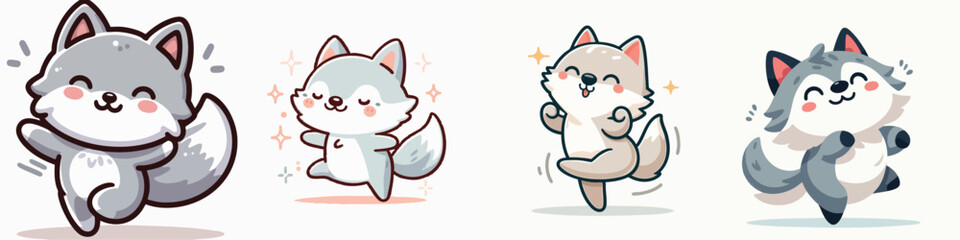 cartoon animal vector collection