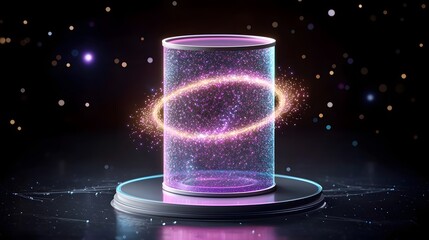 Futuristic 3D AI Driven Cloud Automation Reshaping Seamless E Commerce Transactions and Dynamic Holographic Shopping Experiences with Neon Cyber Glow Floating Reflections