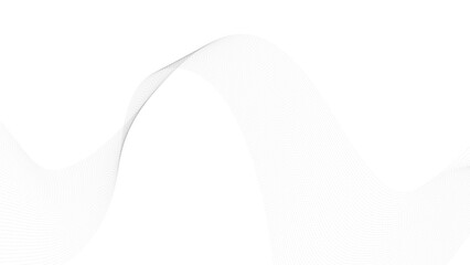 Abstract halftone flowing wavy colorful gradient dots shape isolated on transparent background. Digital future technology concept. Design for web design, music, cover, technology, science, data