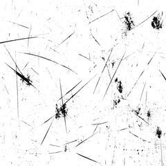 Vintage worn pattern with scratches, The black and white surface is covered with scratches and grainy overlay grunge effects, scratched and old grainy Distressed texture Grunge background.