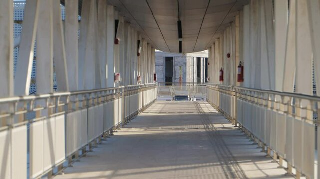 Modern Pedestrian Bridge at King Salman Park