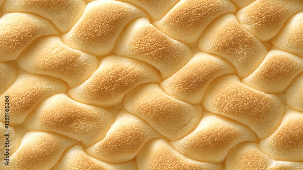 Aufkleber textured background of soft cream colored fabric with wavy pattern and smooth surface for design pro