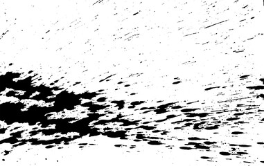 Black Ink Splash and Grunge Texture Set – Brush Strokes, Splatter Spots, Bloodstain Drips, and Paint Blots on Transparent Background for Design and Mockups