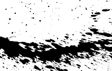 black ink splat background