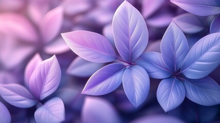 Close-up of vibrant purple and pink leaves.