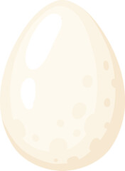 Raw boiled egg. Cartoon chicken or quail egg carton tray pack, eco protein meal breakfast half fried fresh yolk in brown eggshell, poultry natural food vector illustration of protein yolk breakfast