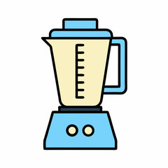 Obraz premium Professional Blender Design vector art Illustration.