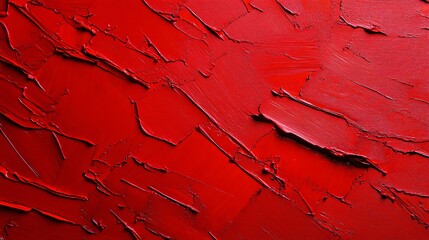 Vibrant red abstract texture, smooth flowing patterns with rich depth, ideal for backgrounds or artistic projects.