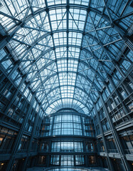 Obraz premium Gravity-Defying Designs – Stunning Roof & Suspended Structure Illustrations for Iconic Architecture