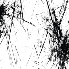 grunge texture with black scratches and stains, Dark weathered overlay pattern sample scratched grunge effect, Abstract old and grainy distressed vintage texture of cracks, chips, dot.