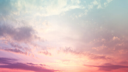 sky and clouds during sunset time background.