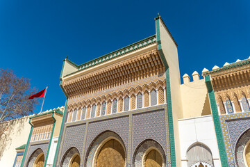 The royal palace in Fes, Morocco 