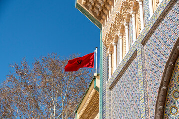 The royal palace in Fes, Morocco 