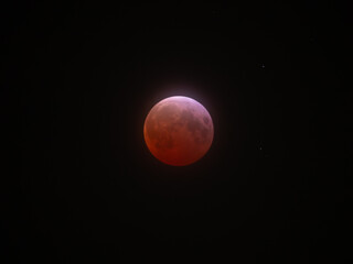 Blood moon total lunar eclipse March 2025