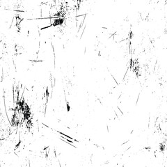 scratched and old grainy Distressed texture Grunge background, Vintage worn pattern with scratches, The black and white surface is covered with scratches and grainy overlay grunge effects.