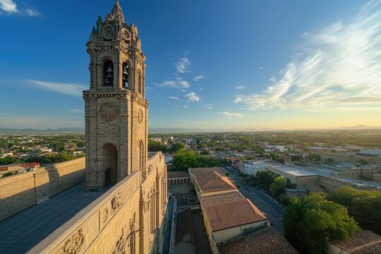 Aguascalientes: Architecture of Our Cathedral Tower in the City - Tour Tourism