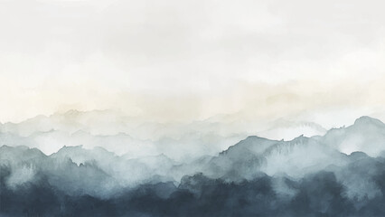 Abstract watercolor art background template. Khaki and beige brown watercolor backdrop empty space for text, banner, presentation or product display graphic design