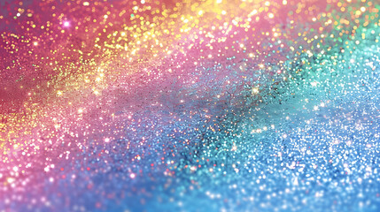 Radiant Multicolor Glitter Sparkle Background