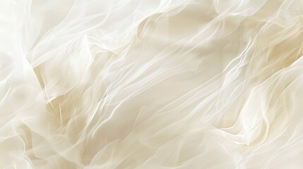 Soft Ivory Flowing Abstract with Gentle Light Texture